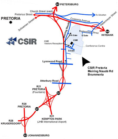 Map to CSIR